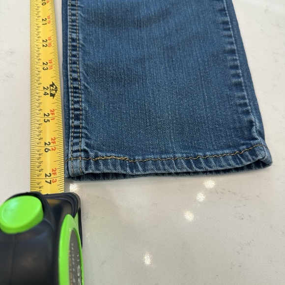 Levis 514 Jeans Mens 28x30 Blue Slim Mid Rise Medium Wash Straight Faded Denim - Picture 6 of 12